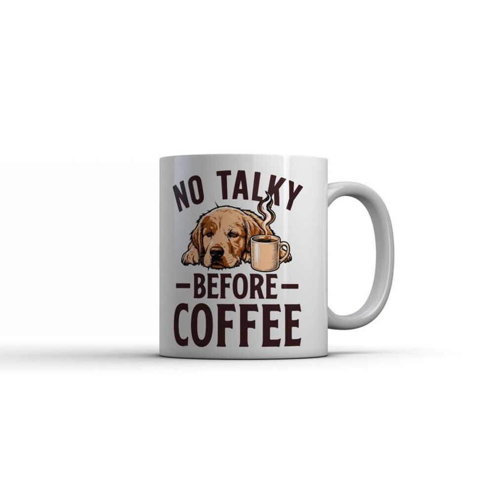 No Talky Before Coffee Mug Funny Sarcastic Caffeine Lovers Coffee Cup